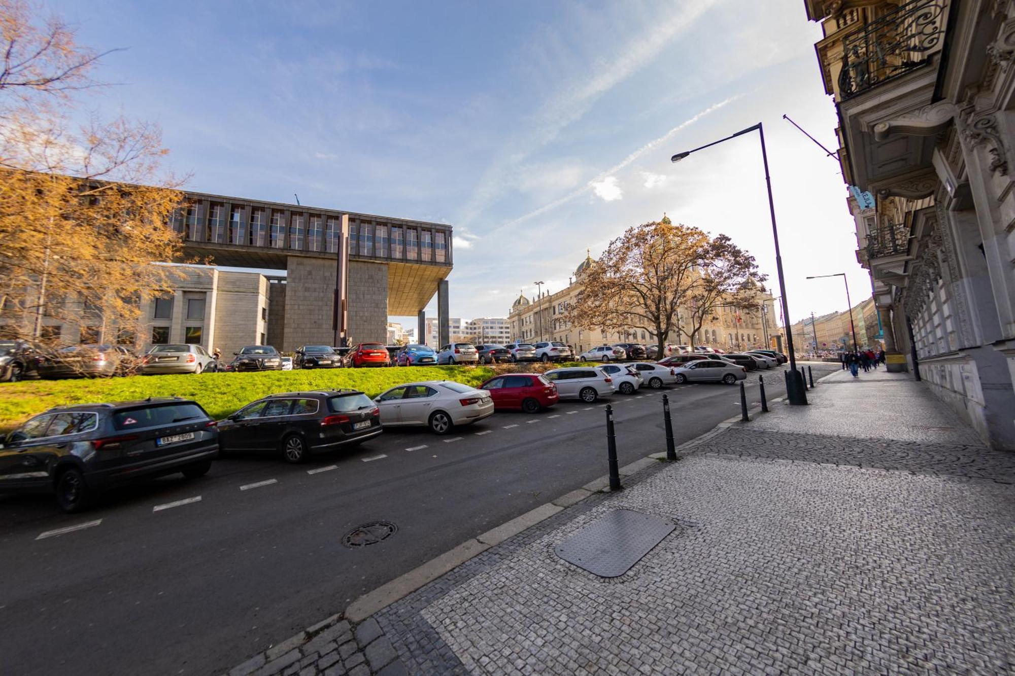 Wenceslas Square Apartment Praag Buitenkant foto